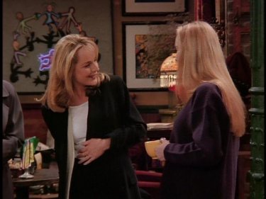 Friends: Helen Hunt e Lisa Kudrow nell'episodio