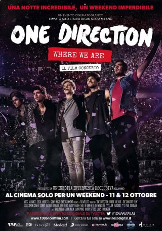 Locandina di One Direction: Where We Are – Il Film concerto