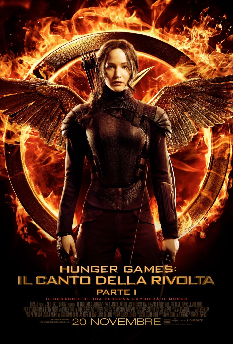 Locandina di The Hunger Games: Il canto della rivolta - Parte 1
