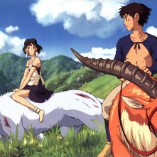 Una scena del film Principessa Mononoke