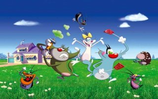 Oggy e i maledetti scarafaggi: un momento della serie animata