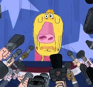 Hubert e Takako: una scena della serie