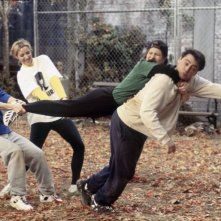 Friends: il cast in una scena dell'episodio La coppa Geller