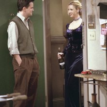 Friends: Matthew Perry e Lisa Kudrow nell'episodio Io so che tu sai che io lo so