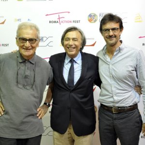 RFF 2014: Carlo Freccero con Sergio Salvi e Mario Gianani al convegno Presente e futuro della fiction italiana