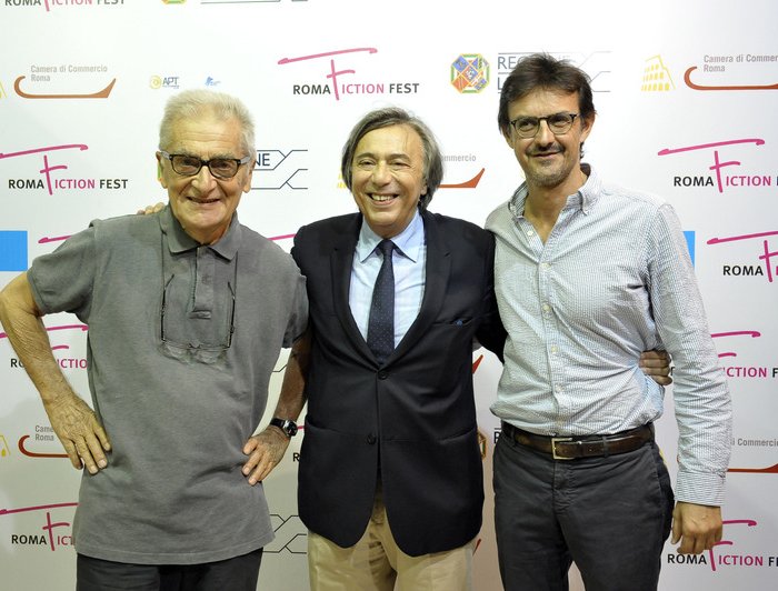 RFF 2014: Carlo Freccero con Sergio Salvi e Mario Gianani al convegno Presente e futuro della fiction italiana