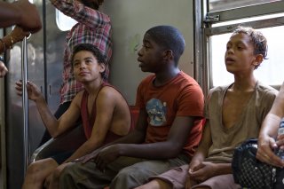 Trash: una scena di gruppo tratta dal film