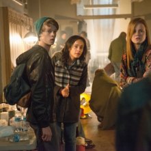 Under the Dome: Colin Ford, Mackenzie Lintz e Karla Crome nell'episodio Black Ice