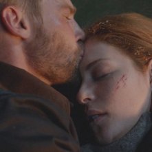 Under the Dome: Mike Vogel con Rachelle Lefevre nell'episodio Black Ice