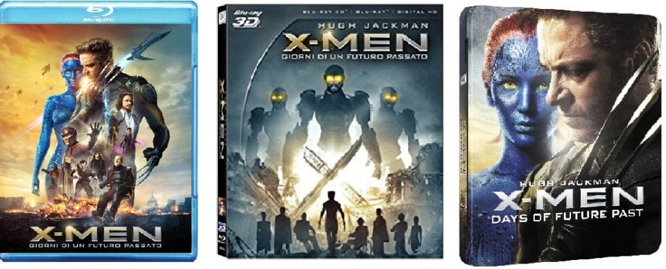Le cover homevideo di X-Men: Giorni di un futuro passato