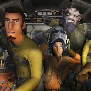 Star Wars Rebels: la gang in una scena della premiere