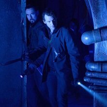 The Strain: Kevin Durand e Corey Stoll nell'episodio The Third Rail