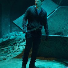 The Strain: Corey Stoll in una scena dell'episodio The Third Rail