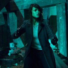 The Strain: un'immagine di Mia Maestro nell'episodio The Third Rail