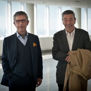 Buoni a nulla: Gianni Di Gregorio con Gianfelice Imparato in una scena del film