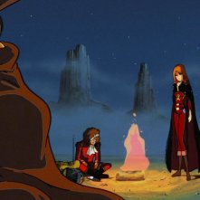 Emeraldas con Harlock in una scena di Capitan Harlock - L'Arcadia della mia giovinezza
