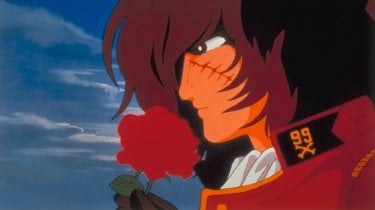 Capitan Harlock - L'Arcadia della mia giovinezza: Capitan Harlock in una romantica immagine del film