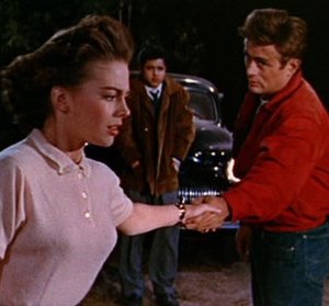 Una scena di Gioventù bruciata