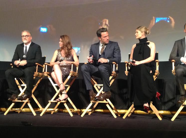 Gone Girl - il cast e regista del film durante la conferenza stampa del film al NYFF 2014