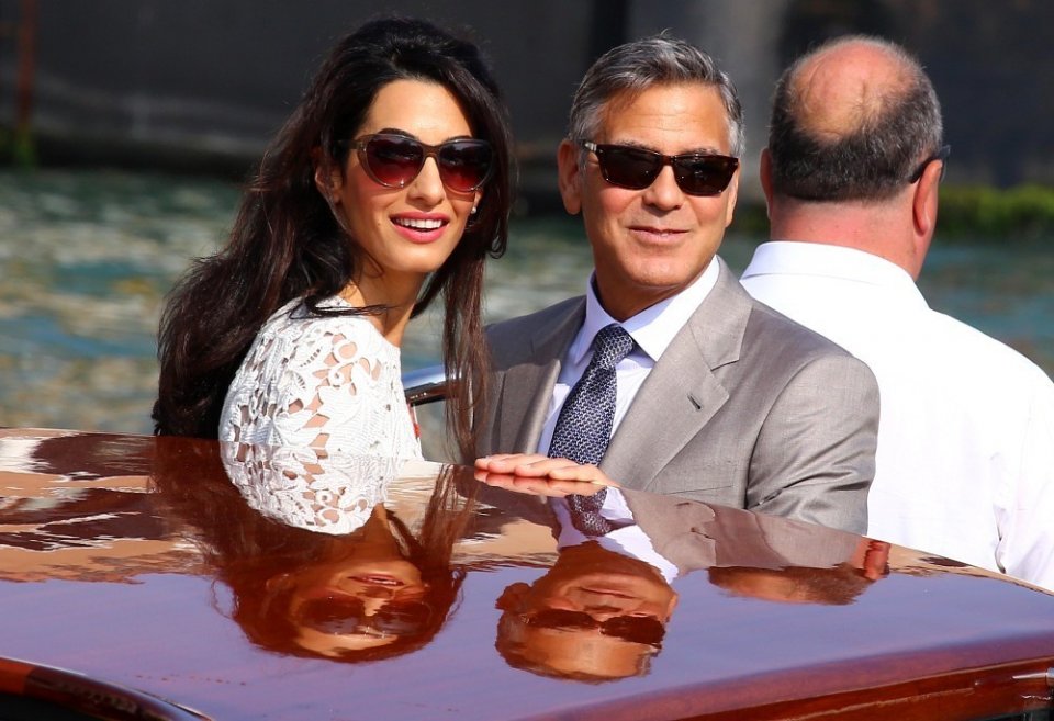 George Clooney subito dopo le nozze con Amal Alamuddin