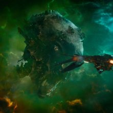 Una scena di Guardiani della Galassia