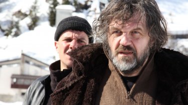 La foresta di ghiaccio: Emir Kusturica in una scena del film