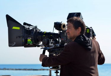 Alessandro Piva sul set de I Milionari