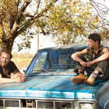 Joe: Nicolas Cage in una scena del film con Tye Sheridan