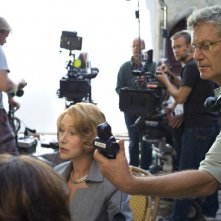 Amore, Cucina e Curry: Helen Mirren con Lasse Hallström sul set del film