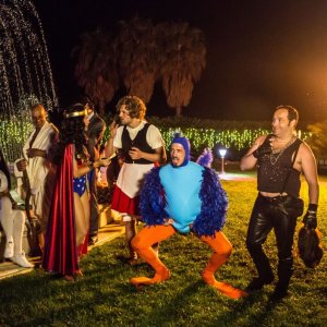 Tutto molto bello: Frank Matano con Paolo Ruffini, Nina Senicar e Gianluca Fubelli in una scena del film