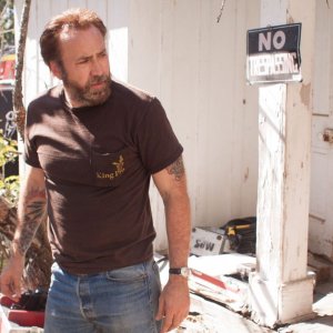 Nicolas Cage nei panni di Joe Ranson in una scena di Joe