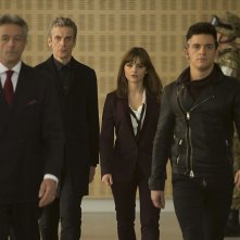 Doctor Who: Peter Capaldi e Jenna-Louise Coleman nell'episodio Time Heist
