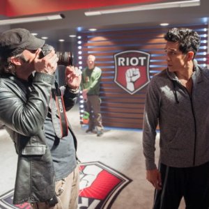 Matador: Gabriel Luna e Robert Rodriguez sul set