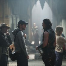 Dracula Untold: Luke Evans insieme al regista Gary Shore sul set del film