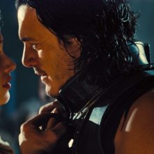 Dracula Untold: Luke Evans con Sarah Gadon in una scena del film