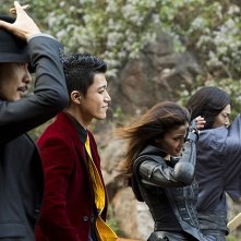 Lupin - Il Film: Oguri Shun insieme a Tetsuji Tamayama, Go Ayano e Meisa Kuroki in una scena