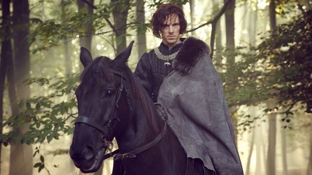The Hollow Crown: The Wars of the Roses - Benedict cumberbatc sul set della produzione BBC Two