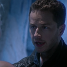 C'era una volta: Josh Dallas interpreta una scena dell'episodio White Out