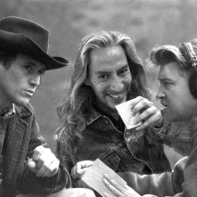 Twin Peaks - Frank Silva sul set con David Lynch