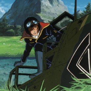 Una scena tratta dal film d'animazione Capitan Harlock - L'Arcadia della mia giovinezza