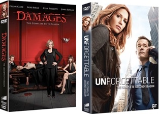 Le cover homevideo di Damages e Unforgettable