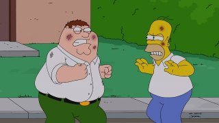 The Simpsons Guy: faccia a faccia Peter/Homer nel crossover Simpson/Griffin