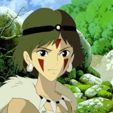 Una scena di Principessa Mononoke