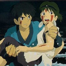 Una scena di Principessa Mononoke