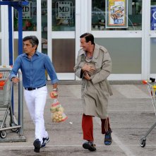 ...E fuori nevica!: Vincenzo Salemme con Nando Paone in una scena del film