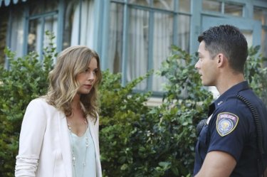 Revenge: Emily VanCamp e Brian Hallisay in una scena di Disclosure