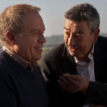 Gianni di Gregorio con Marco Marzocca in un momento di Buoni a nulla
