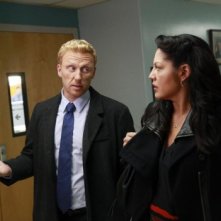Grey's Anatomy: Kevin McKidd e Sara Ramirez in una scena di Got to Be Real