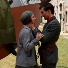 Fango e Gloria: Eugenio Franceschini con Valentina Corti in una scena