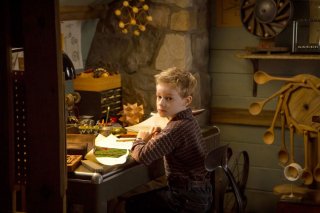 Kyle Catlett in una scena de Lo straordinario viaggio di T.S. Spivet